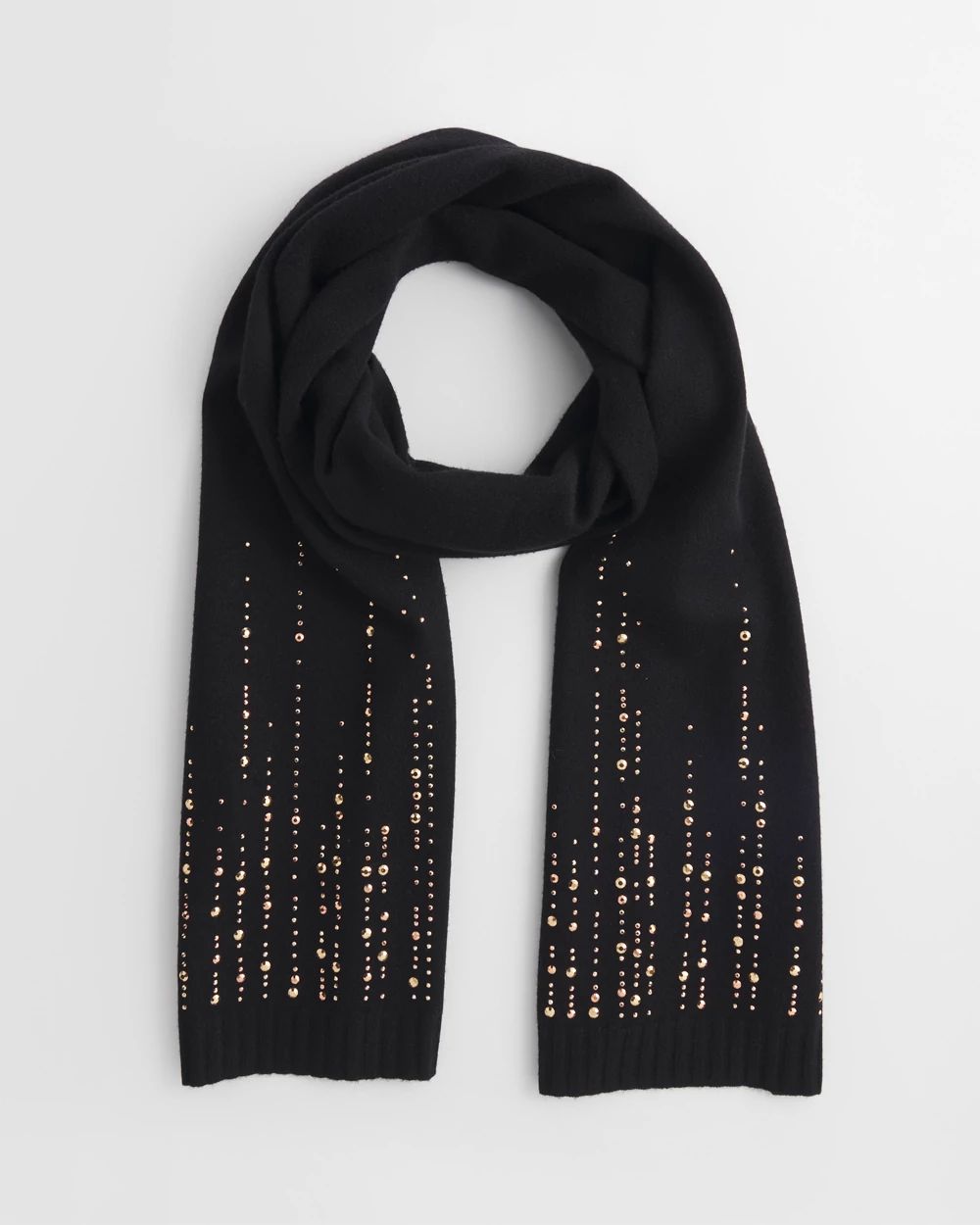 Black Embellished Scarf | Chico's